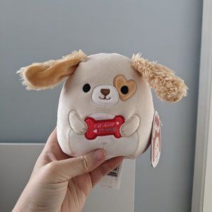 5" Squishmallow Claire's Exclusive Puppy Harrison Valentine's Day